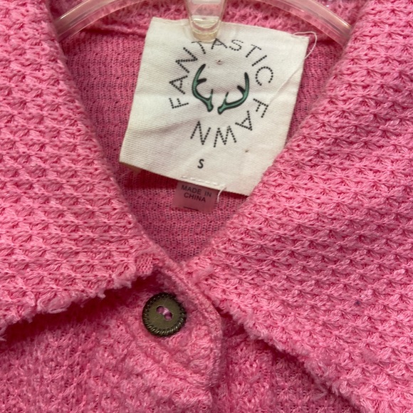 Fantastic Fawn Pink Waffle Knit dress - Picture 4 of 6